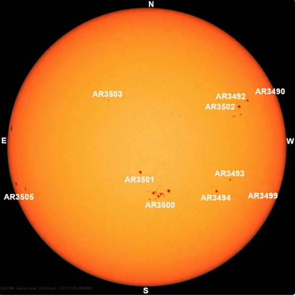 NASA, Солнце, активность на солнце