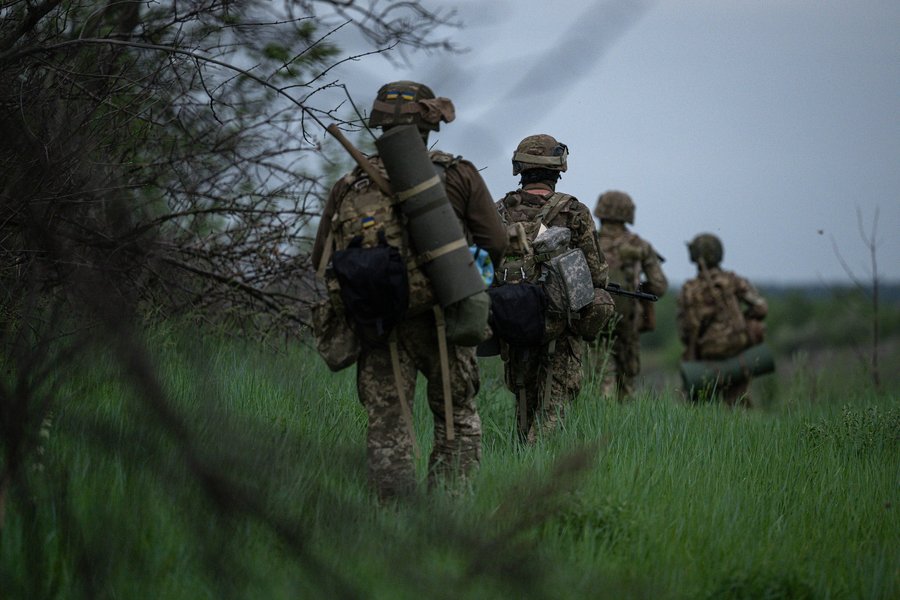 Кадри підготовки морських піхотинців ЗСУ