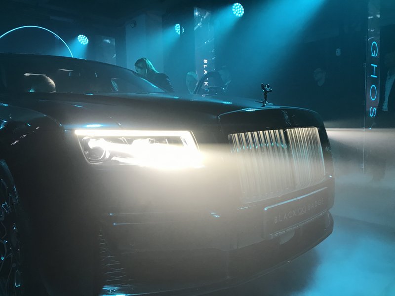 Rolls-Royce Ghost Black Badge, презентация в Украине