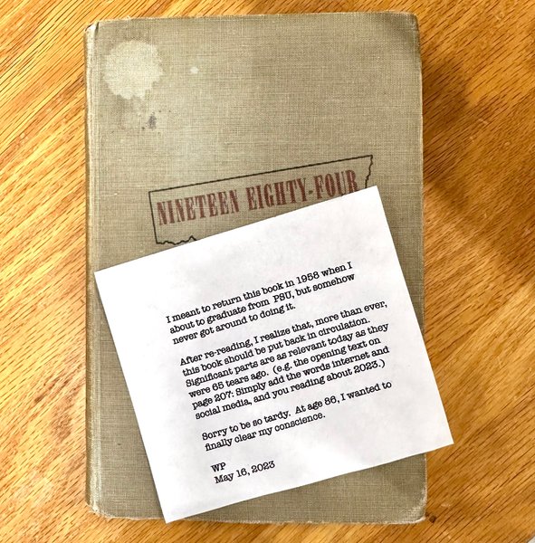 Книга, первое издание, библиотека, записка, вернули книгу, вернули спустя 65 лет,