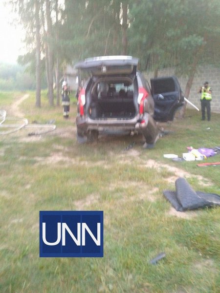 В львовской области взорвался автомобиль