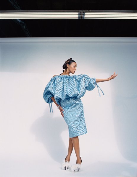 Зои Салдана, фотосессия, Flaunt Magazine