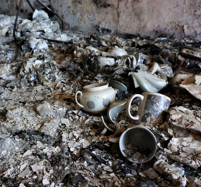 Квартира Бориса Романченка після артобстрілу