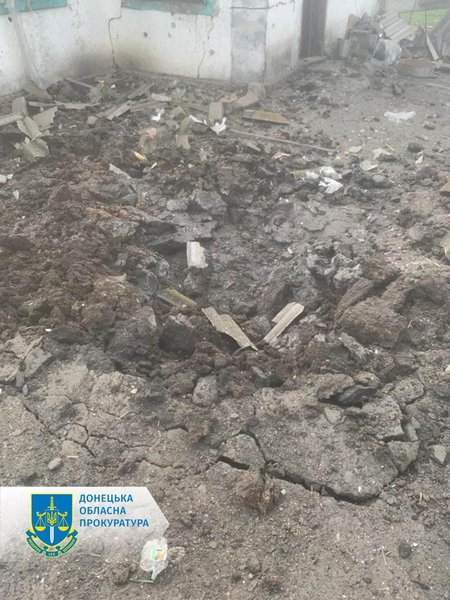 Шахтерское, обстрел, фото