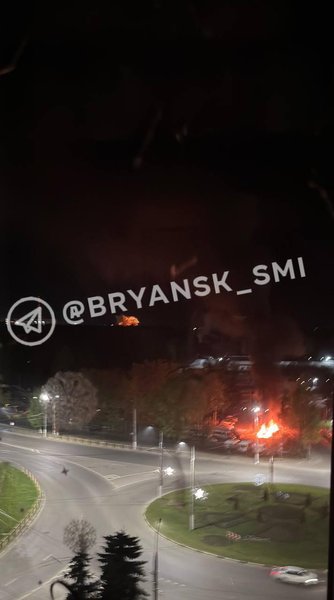 Атака дронов на РФ, Брянск, 28 апреля, машины