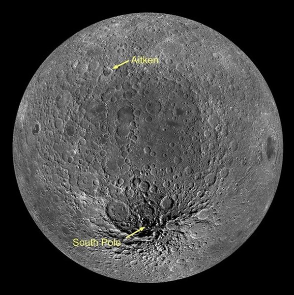 Луна бассейн Южный полюс-Эйткен