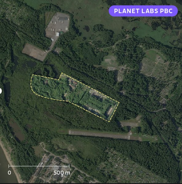"Яндекс" прифотошопив на картах ліс поверх ракетної батареї РФ поблизу Фінляндії