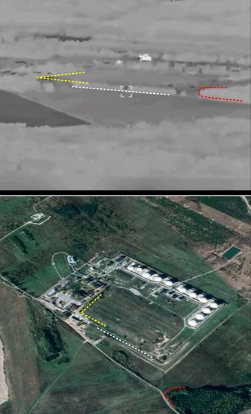 Супутникові знімки станції в Брянській області