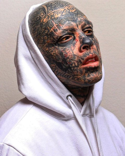 Татуювання всього тіла. тату на очах, малюнки на тілі, косметичні процедури, аномалії, США, фото, блогер