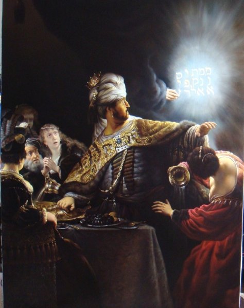 Rembrandt Van Rijn &quot;El banquete de Baltasar&quot;