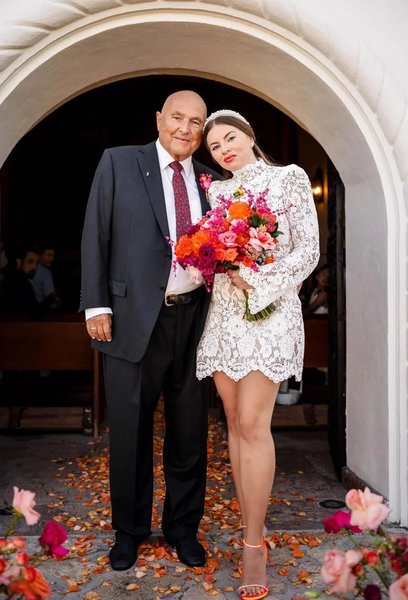 Немецкий миллионер Хорст-Дитер Эш женился на россиянке Алине, которой 26 лет, любовь, отношения