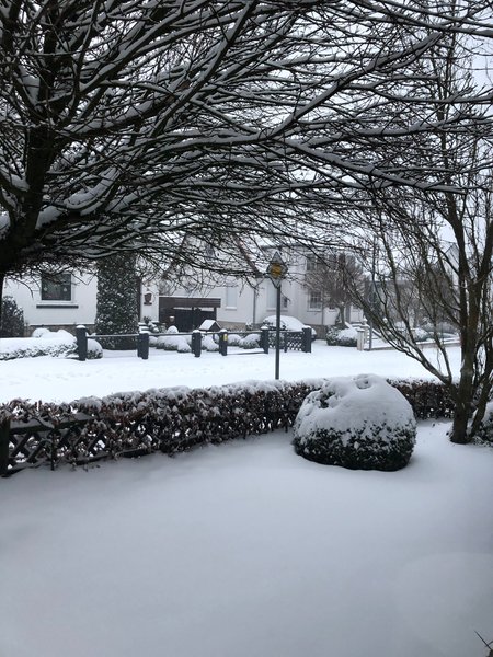 снегопад, Германия, непогода