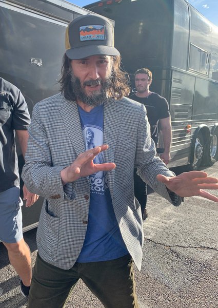 киану ривз, борода