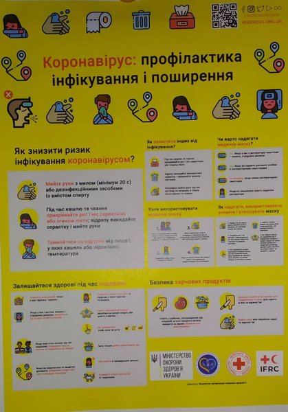 львов, горсовет, антисептик, плакаты, коронавирус