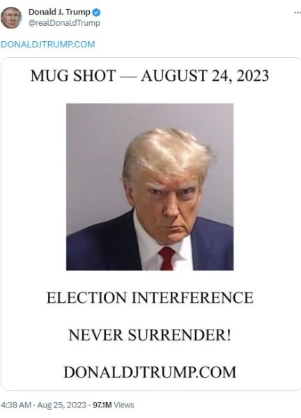 Дональд Трамп Дональд Трамп, магшот