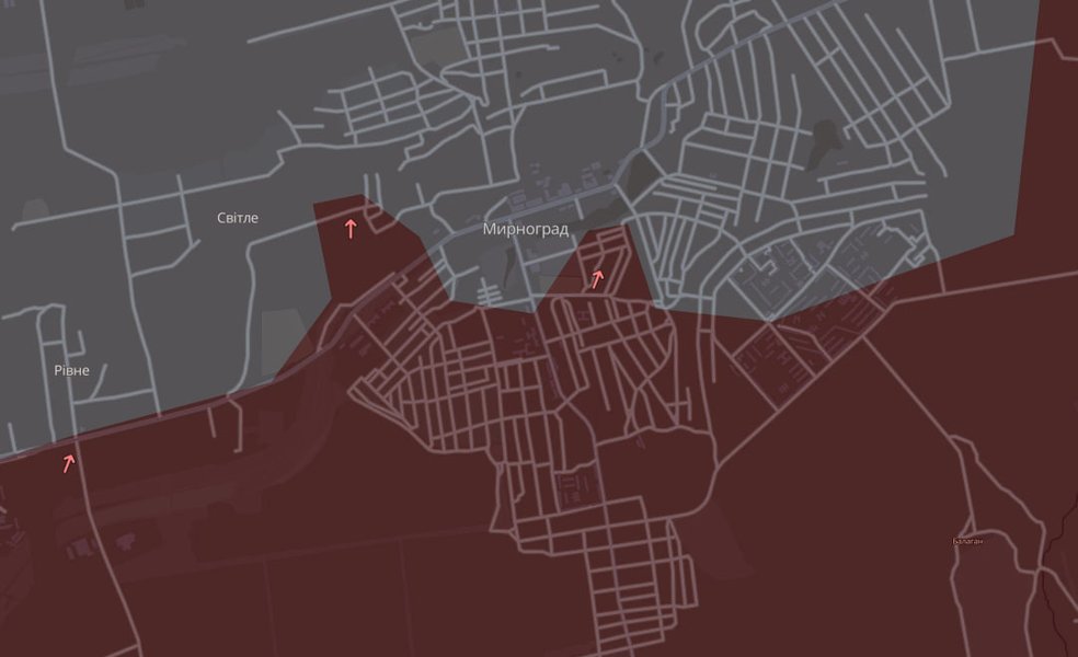 ВС РФ продвинулись в Мирнограде и оккупировали три села в Донецкой области
