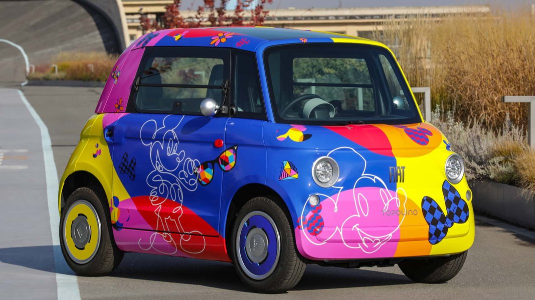 Fiat Topolino 2023, Fiat Topolino, новый Fiat Topolino, электромобиль Fiat, Микки Маус