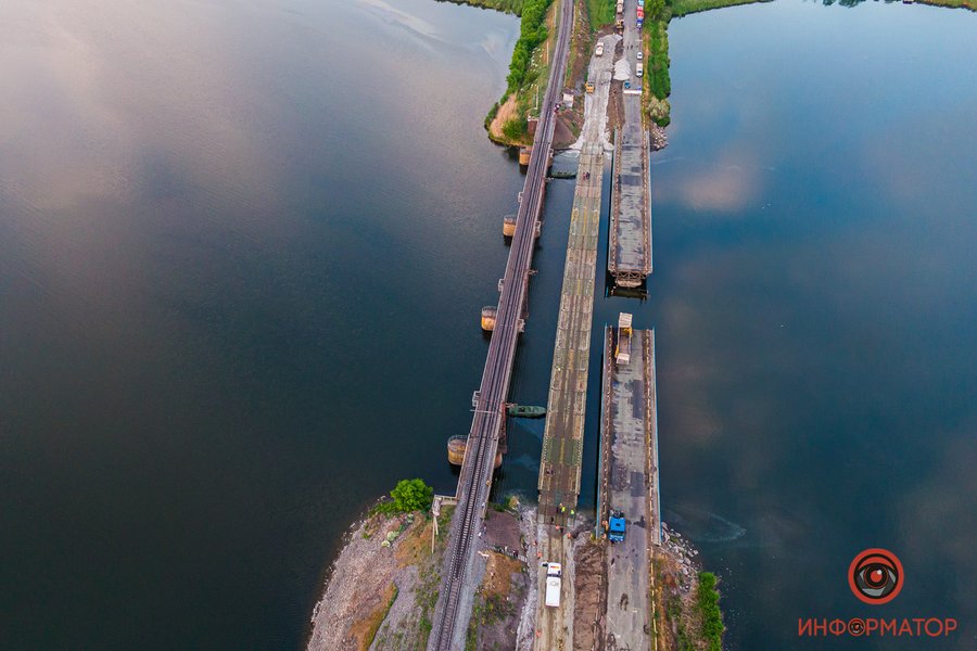 понтонный мост под никополем
