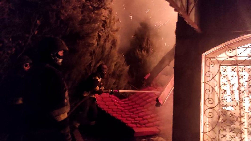 Последствия обстрела Херсона 9 марта