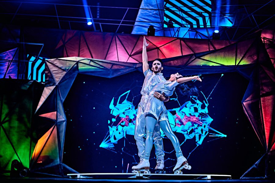 оля полякова, "Нова Cнігова королева", новогоднее шоу, новогоднее представление, шоу во дворце украина, дворец украина, мюзикл снежная королева, украинский мюзикл, новый год