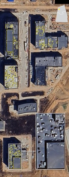 вентиляционные трубы, спутниковый снимок, секретная лаборатория, биолаборатория