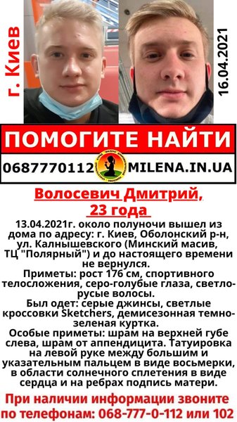 дмитрий Волосевич, пошук, київ, фото
