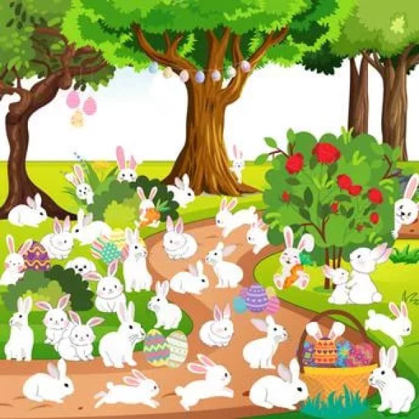 зайци пъзел