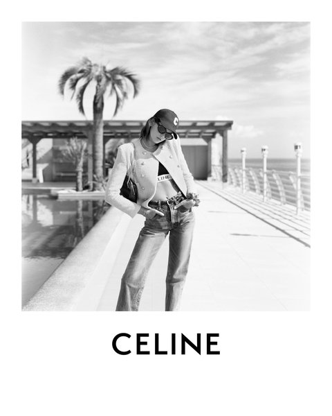Кайя Гербер, Celine, фотосессия, рекламная кампания