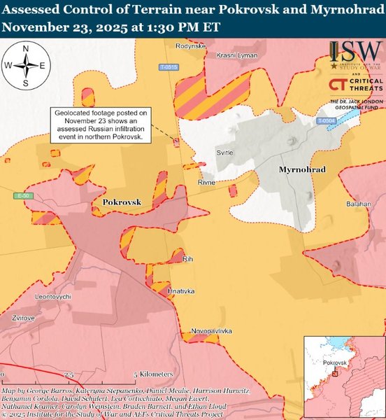 фронт Мирноград-Покровск