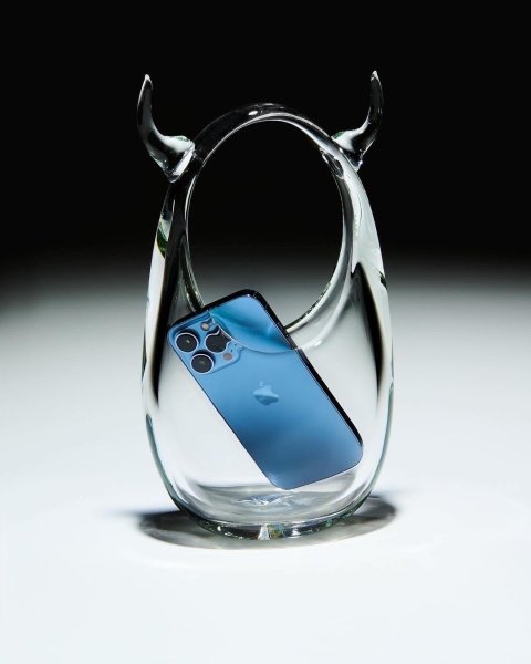 стъклена торба Swipe, стъклена торба, Coperni