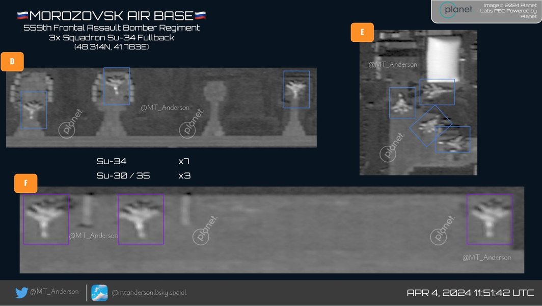 Три эскадрильи Су-34