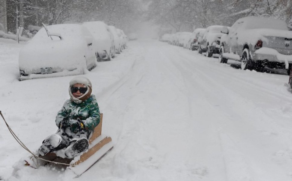 США, непогода, снегопады, снежный шторм,
