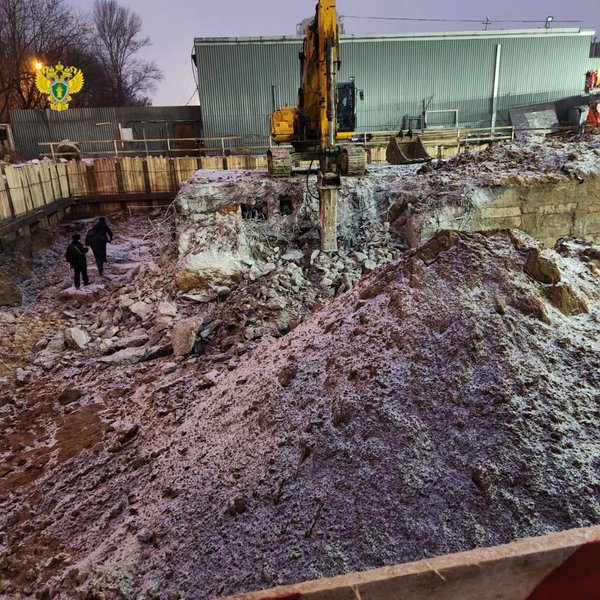 Москва, место, где нашли останки людей