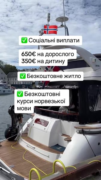 Норвегія для українських біженців