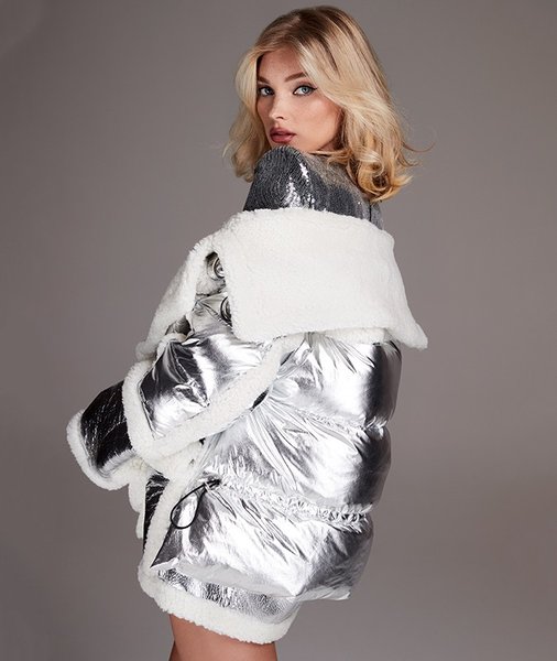 пуховик с овчиной, модный пуховик, тренды сезона, тренды зимы 2021, пуховик на зиму, модные тренды