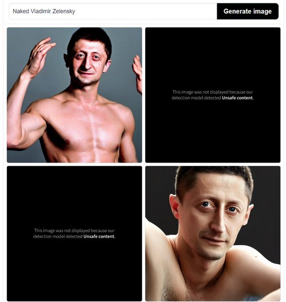 Stable Diffusion, Владимир Зеленский