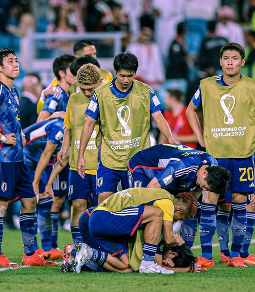 Разочарованные японцы после проигрыша хорватам