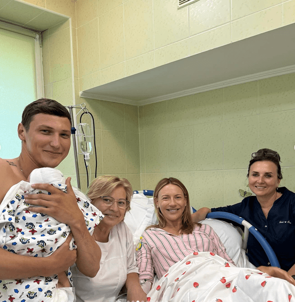 Леся Нікітюк у пологовому