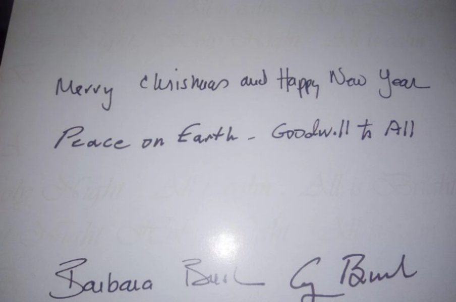 открытка горбачева, михаил горбачев, джордж буш старший, аукцион