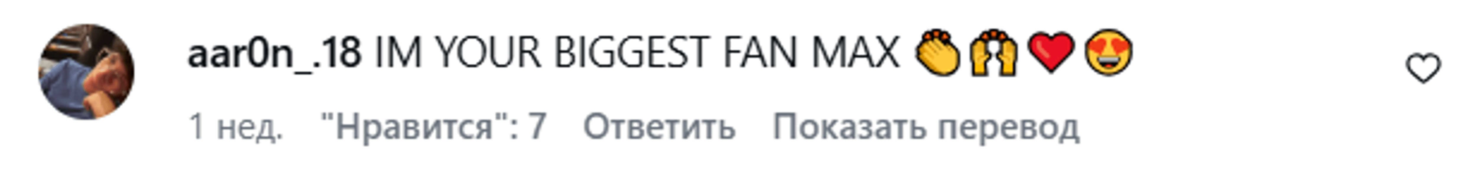 Реакция сети на собачку Макса