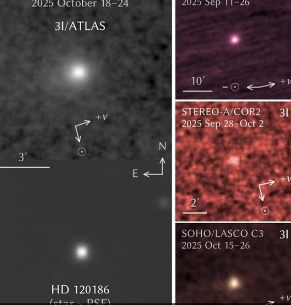 3I/ATLAS Міжзоряний об'єкт 3I/ATLAS несподівано змінився: ніхто не знає, що відбувається (фото)