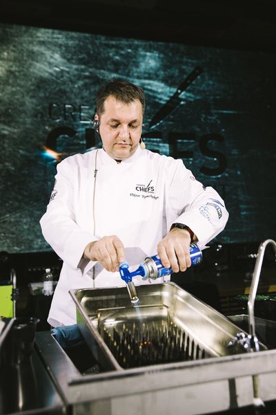 Шеф-повар киевского ресторан Guramma Italiana, один из первопроходцев современной украинской кулинарии — Виктор Тимчишин