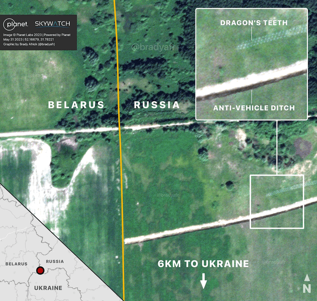 укрепления ВС РФ, оборона ВС РФ, спутниковый снимок, карта боевых действий