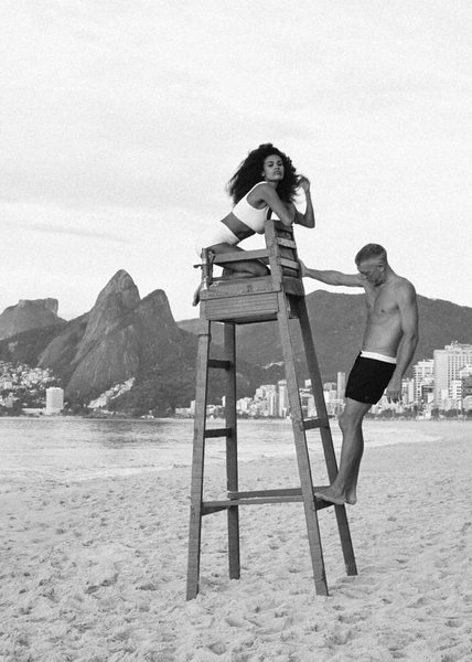 венсан кассель, тина кунаки, фотосессия, бразилия