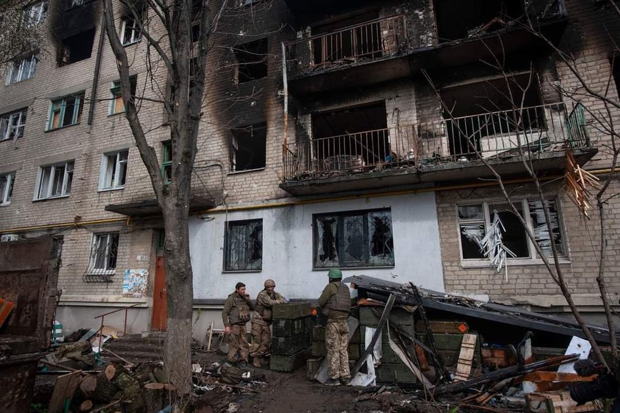 Українські бійці показали, як виглядає Бахмут після дев'яти місяців безперервних боїв