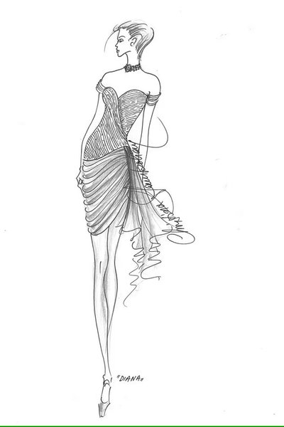 принцесса диана, платье мести, черное платье, знаменитое платье