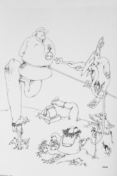 Карикатуры Анатолия Казанского