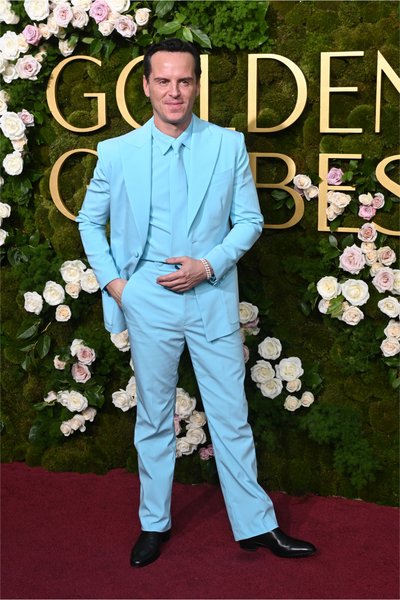 Эндрю Скотт Золотой глобус 2025, красная дорожка 2025, модные тенденции Золотого глобуса, звезды Голливуда