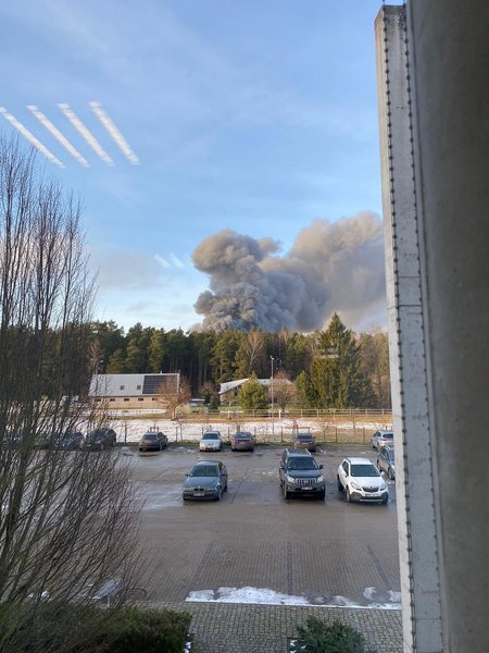 Пожар на заводе Edge Autonomy в Латвии