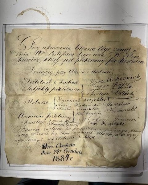 Документ написав Юзеф Струсінський